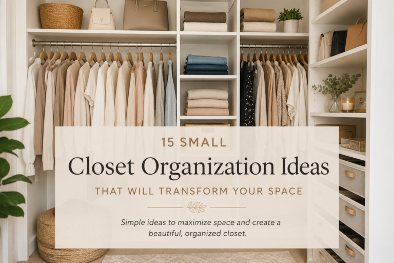 15 Small Closet Organization Ideas That Will Transform Your Space